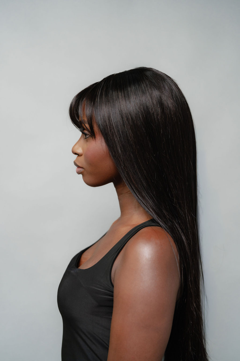 bone straight with fringe bone straight with fringe